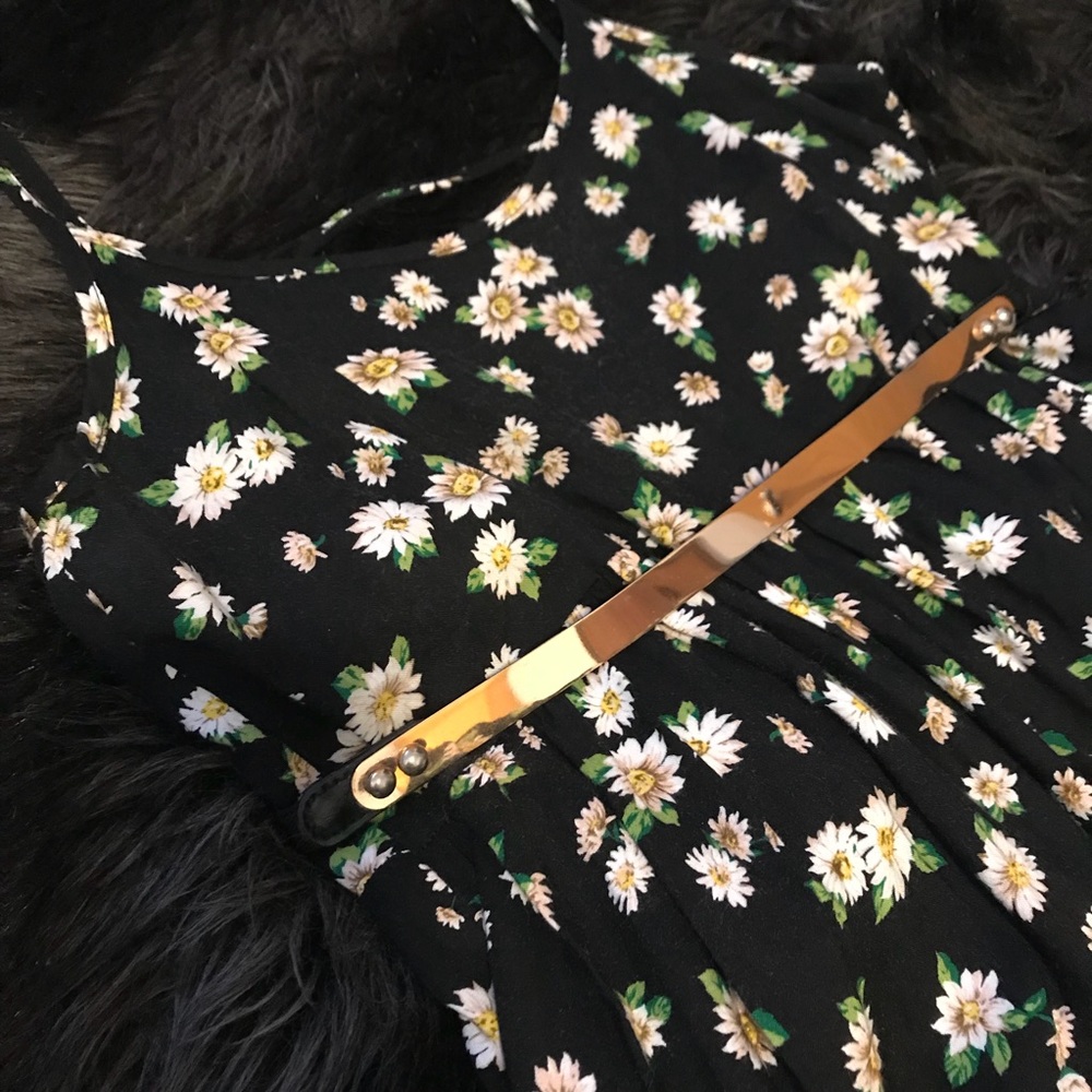 Audrey summer floral dress daisy S